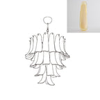 Aurora Chandelier Murano Glass Petals Vintage
