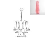 Aurora Chandelier Murano Glass Petals Vintage
