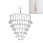 Aurora Chandelier Murano Glass Petals Vintage