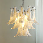 Aurora Chandelier Murano Glass Petals Vintage