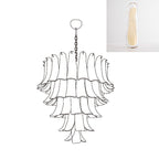 Aurora Chandelier Murano Glass Petals Vintage