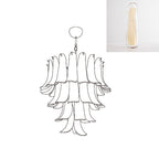 Aurora Chandelier Murano Glass Petals Vintage