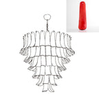 Aurora Chandelier Murano Glass Petals Vintage