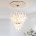 Aurora Chandelier Murano Glass Petals Vintage