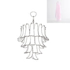 Aurora Chandelier Murano Glass Petals Vintage