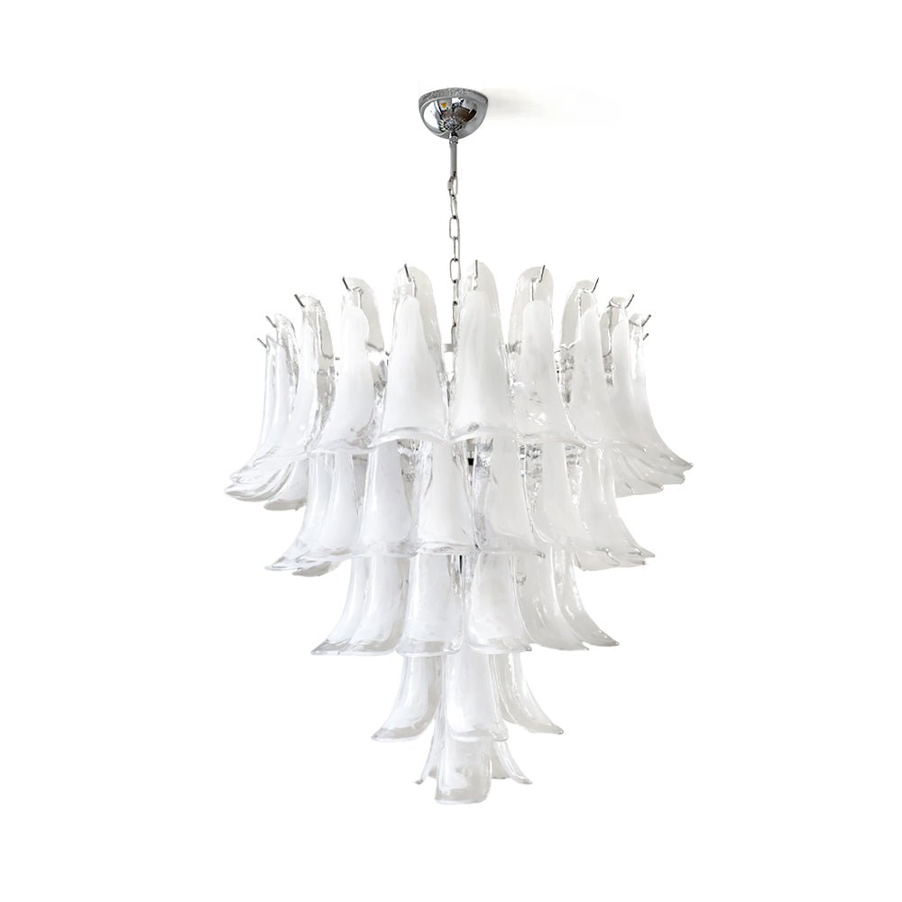 Aurora Chandelier Murano Glass Petals Vintage