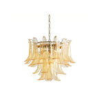 Aurora Chandelier Murano Glass Petals Vintage