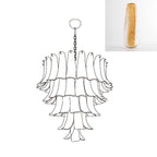 Aurora Chandelier Murano Glass Petals Vintage