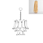 Aurora Chandelier Murano Glass Petals Vintage