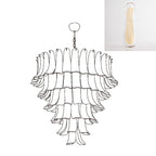 Aurora Chandelier Murano Glass Petals Vintage