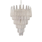 Aurora Chandelier Pinecone Murano Glass Textured Luxury