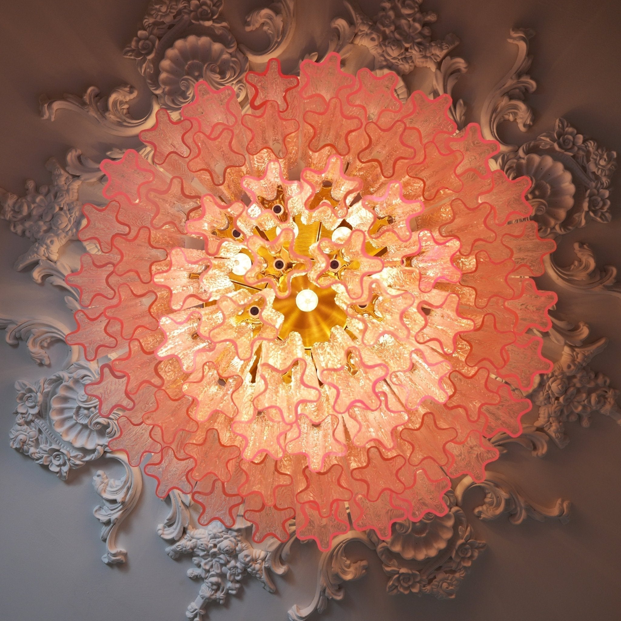 Aurora Ceiling Lamp Murano Colorful  Glass Vintage