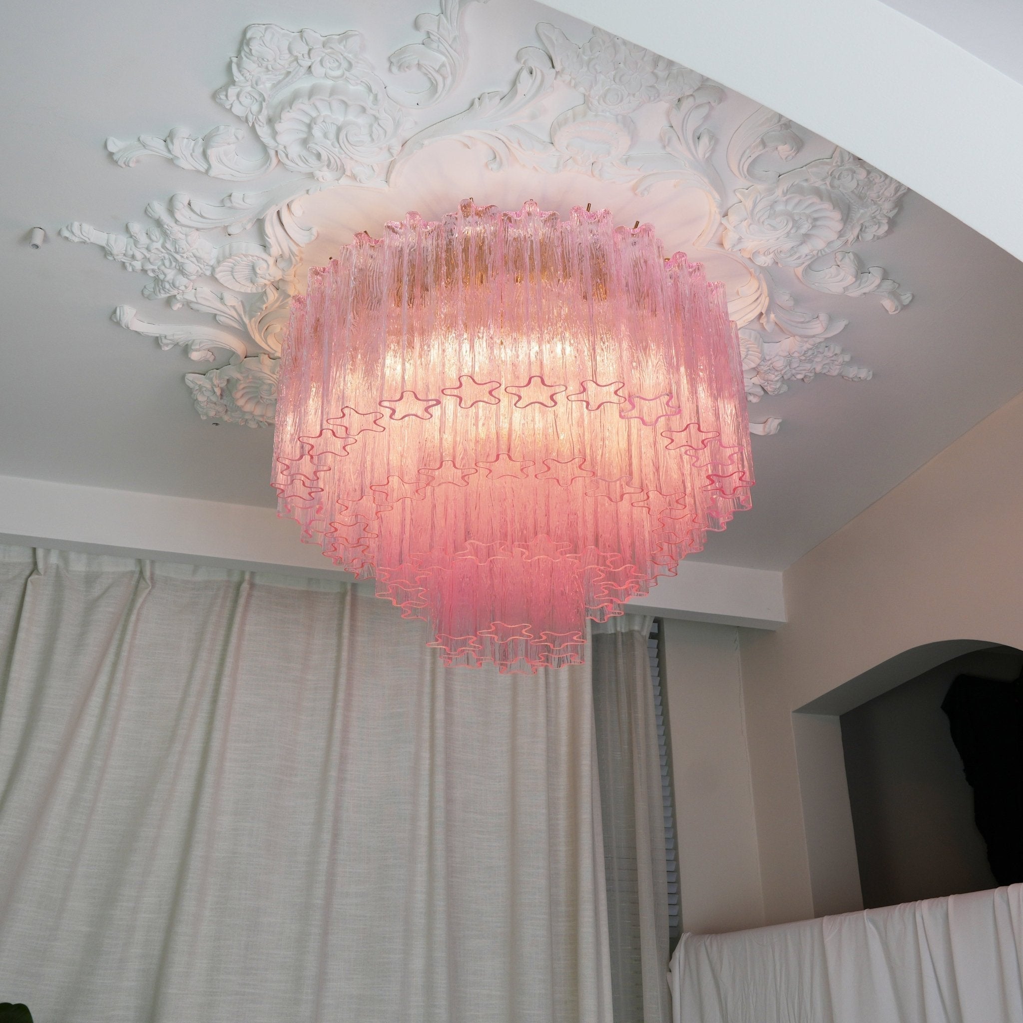 Aurora Ceiling Lamp Murano Colorful  Glass Vintage