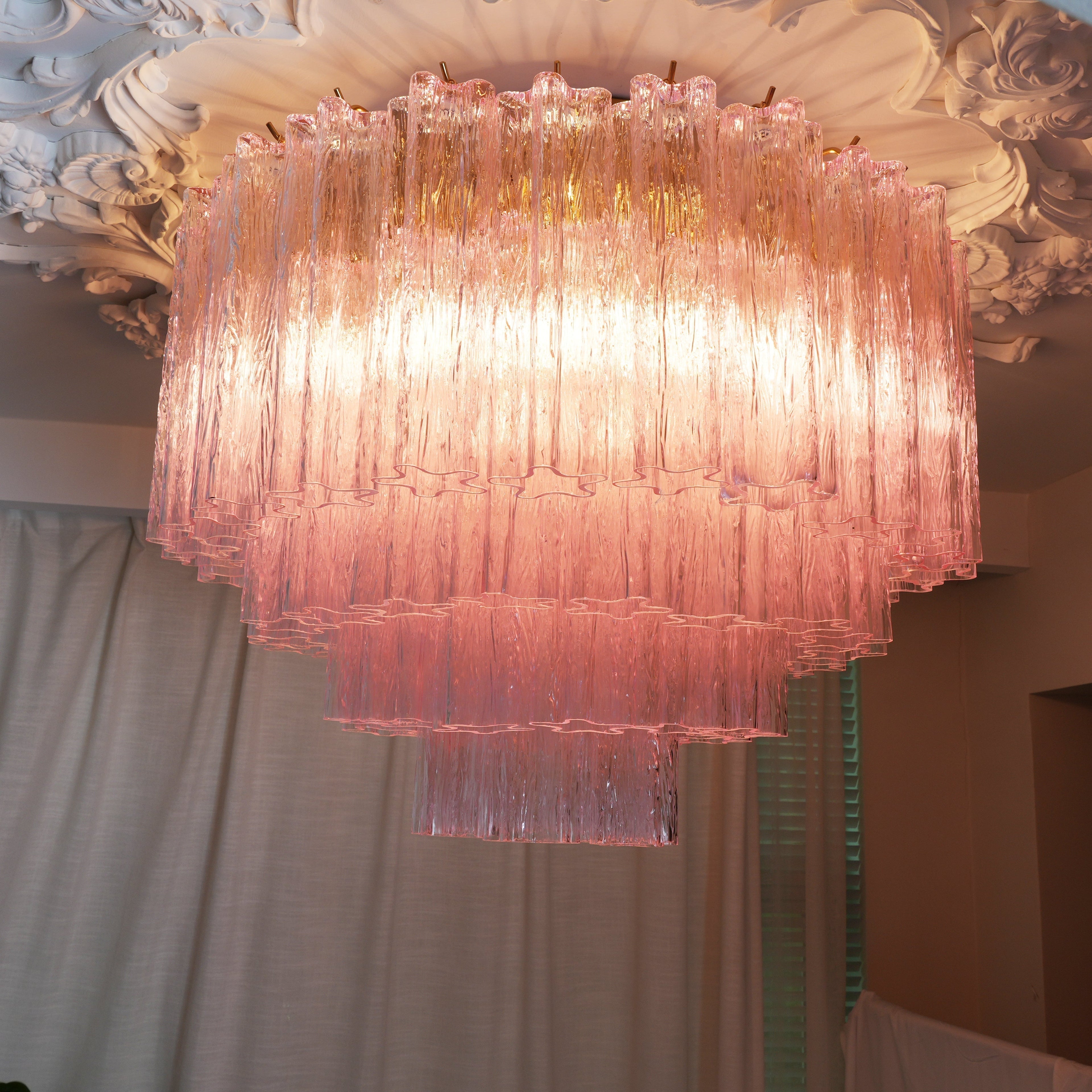 Aurora Ceiling Lamp Murano Colorful  Glass Vintage