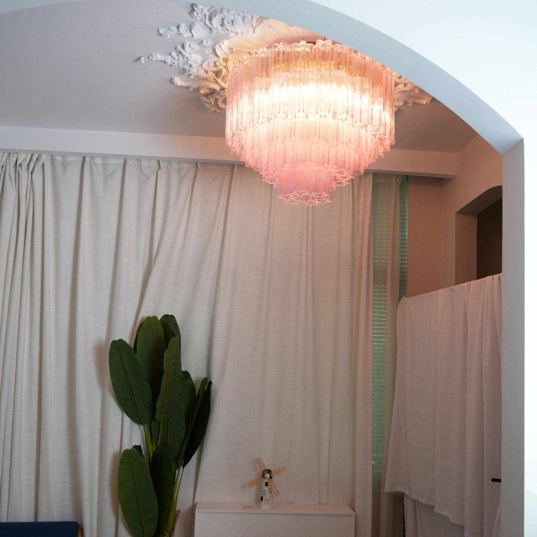 Aurora Ceiling Lamp Murano Colorful  Glass Vintage