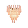 Aurora Chandelier Pink Dewdrop Cascading Romantic