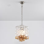 Aurora Chandelier Murano Glass Interlocking Geometric