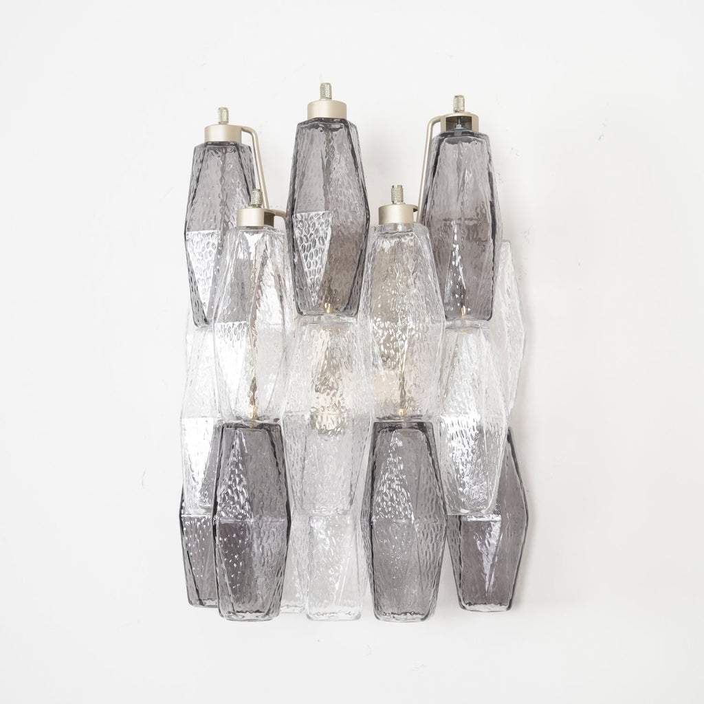 Aurora Wall Lamp Rhombus Glass Tiered