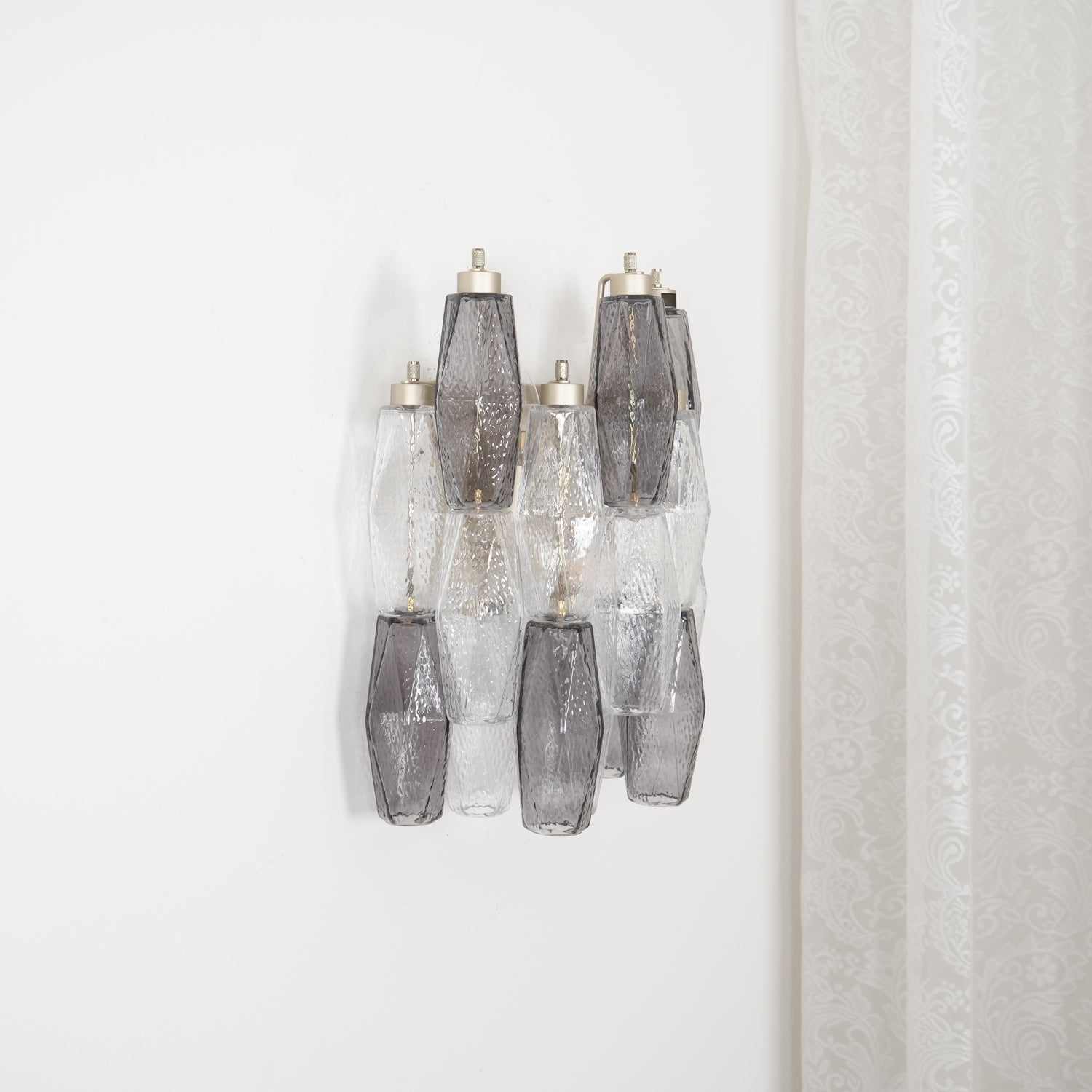 Aurora Wall Lamp Rhombus Glass Tiered