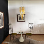 Aurora Chandelier Spiral Pink Prism Tiered