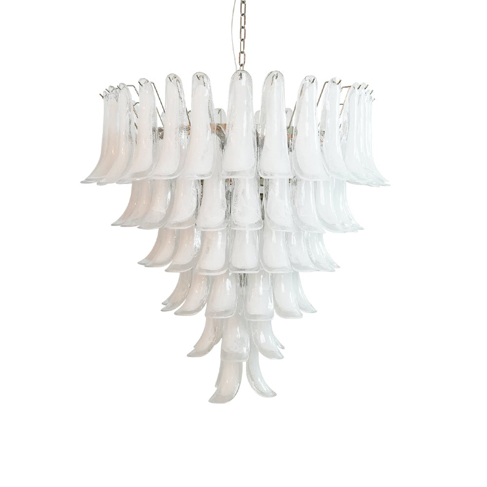 Aurora Chandelier Murano Glass Petals Vintage