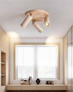 Ritta  Travertine Ceiling Light  3-Head  Spotlight