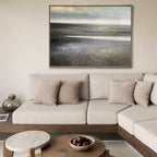 Misty Coastal Marsh Painting