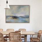 Atmospheric Coastal Abstract Oil Painting