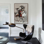 Dynamic Galloping Horses Oil Painting