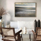 Misty Coastal Marsh Painting