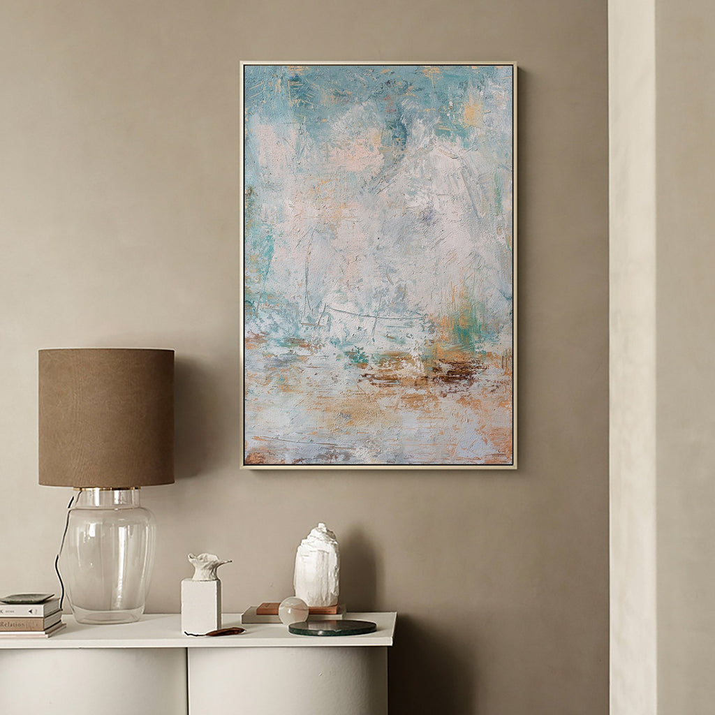 Coastal Tone Oil Painting Textured