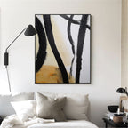 Modern Minimalist Abstract Oil Painting