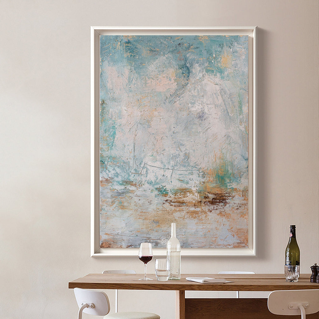 Coastal Tone Oil Painting Textured
