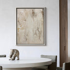 Earthy Minimalist Abstract Painting Vertical
