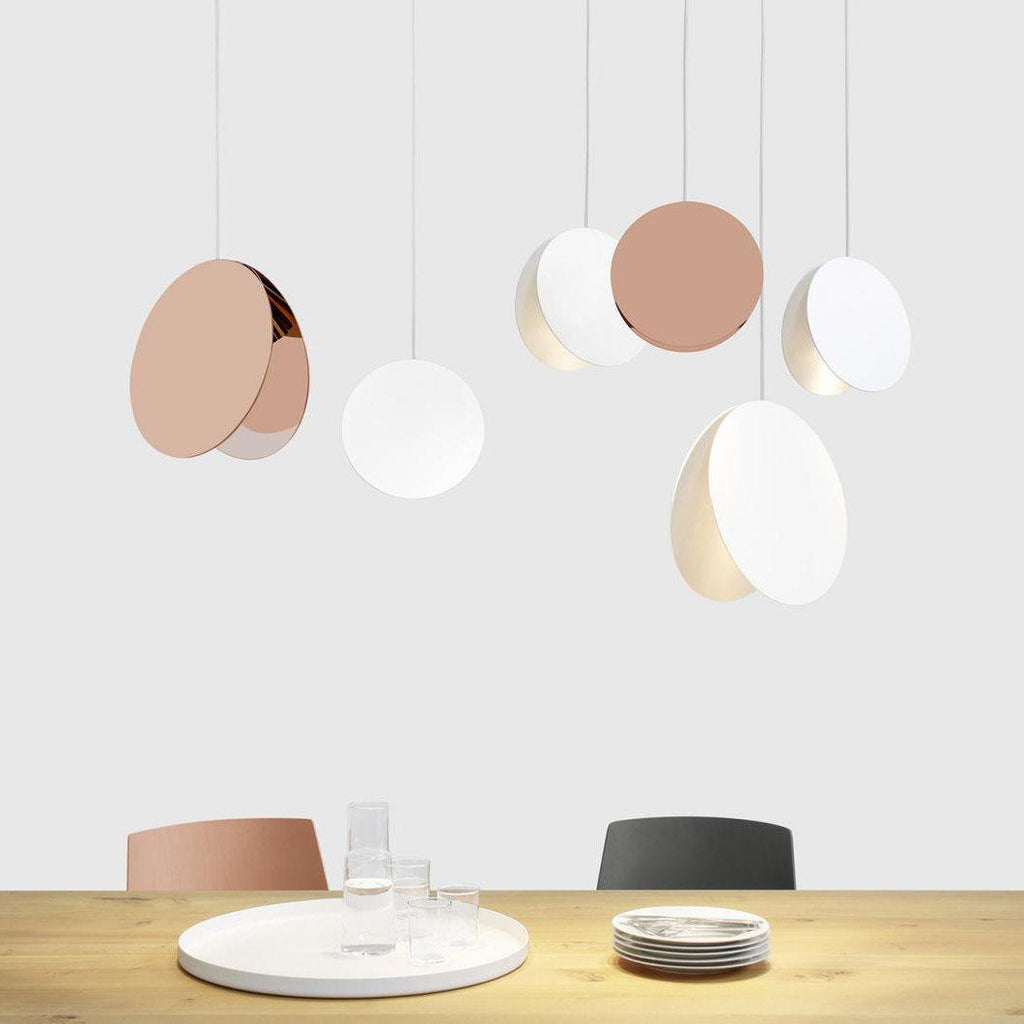 Valentina Round Pendant Light, Metal, 6 Color, 7.8″/11.8″