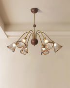 Beyona Amber Glass Chandelier