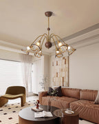 Beyona Amber Glass Chandelier