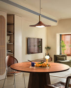 Pend­­ant Light  Hat Shape  Midcentury