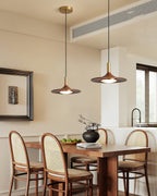 Pend­­ant Light  Hat Shape  Midcentury
