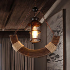 Aurzorir Vintage Wood Chandelier