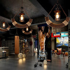 Aurzorir Vintage Wood Chandelier