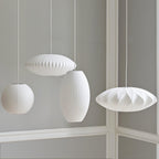 Etrio Pendant Light Bubble Mulberry Silk