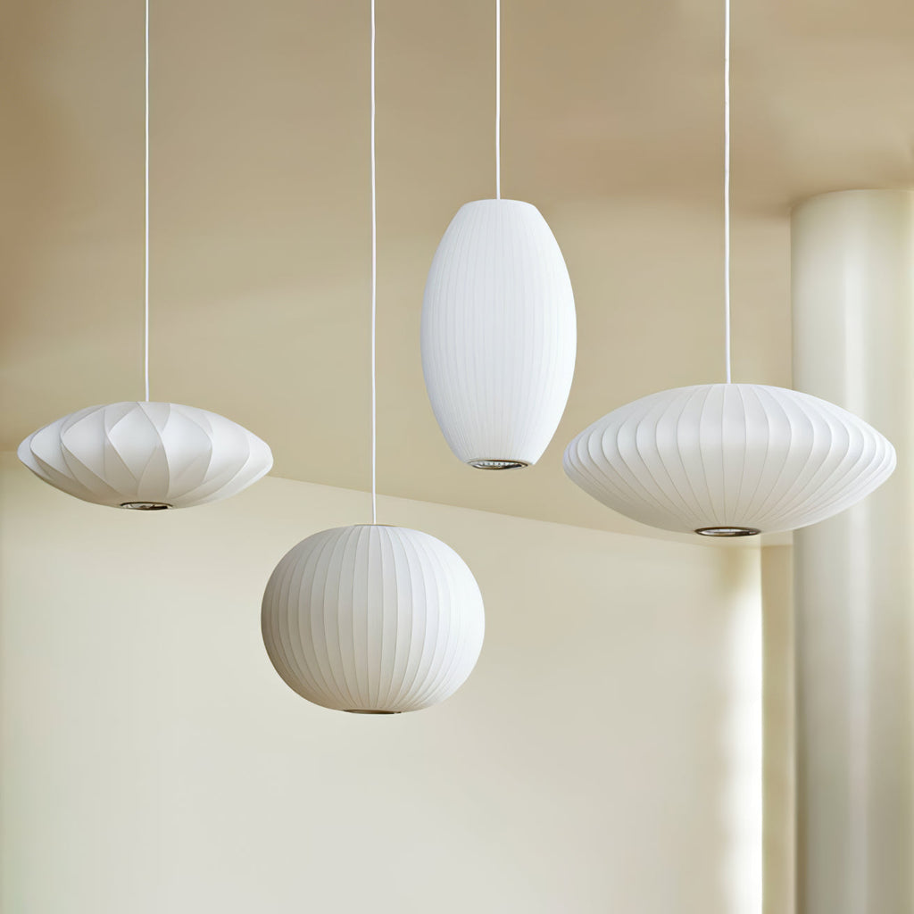 Etrio Pendant Light Bubble Mulberry Silk