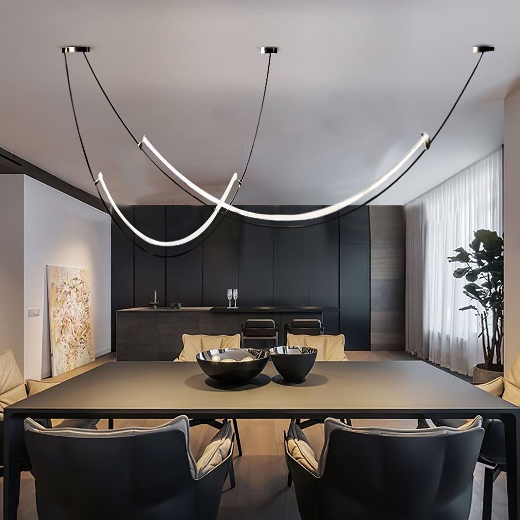 Zephira Curved LED Pendant Light