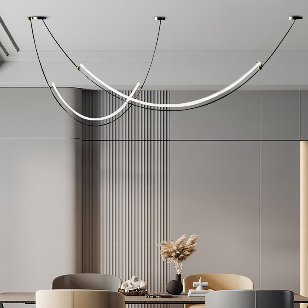 Zephira Curved LED Pendant Light