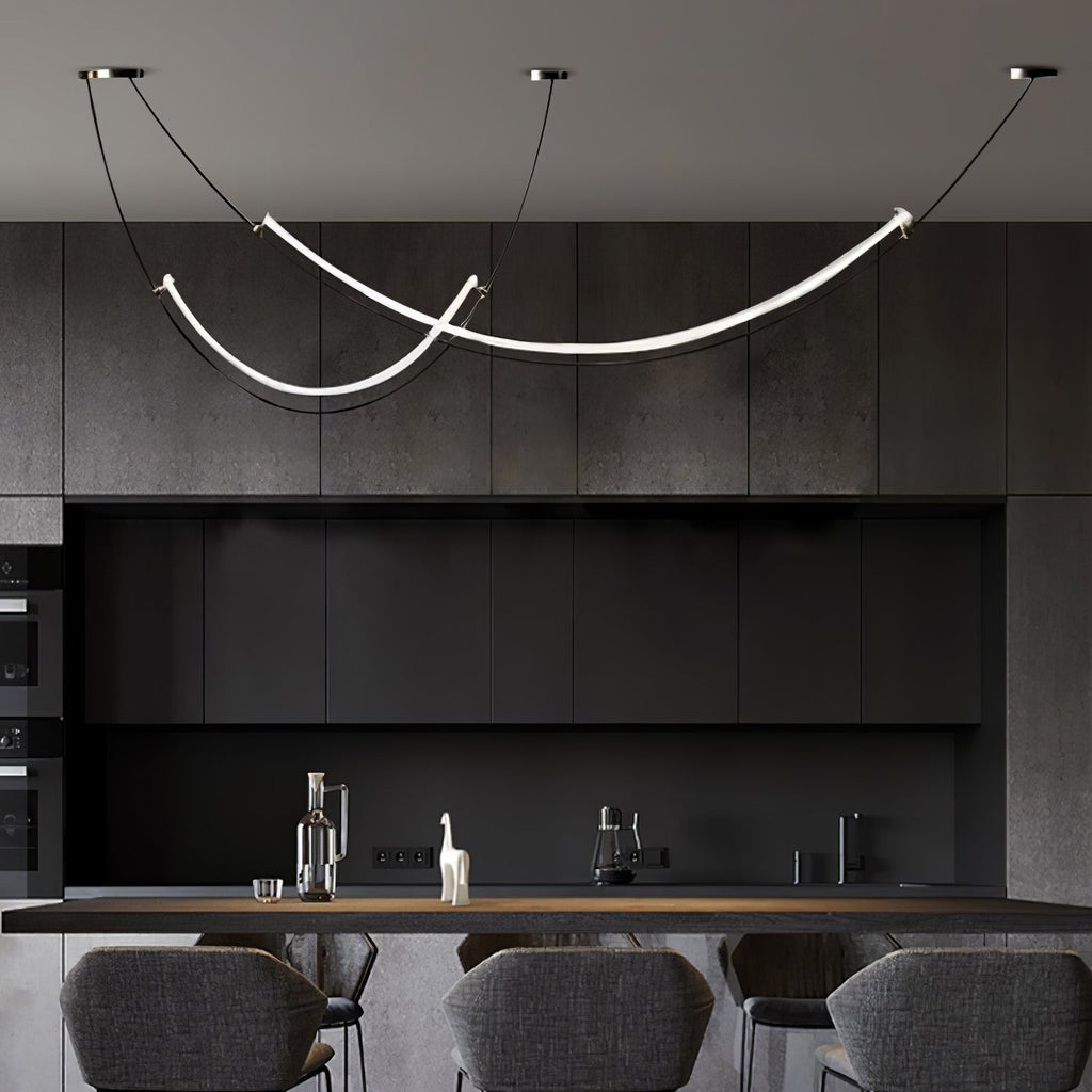 Zephira Curved LED Pendant Light