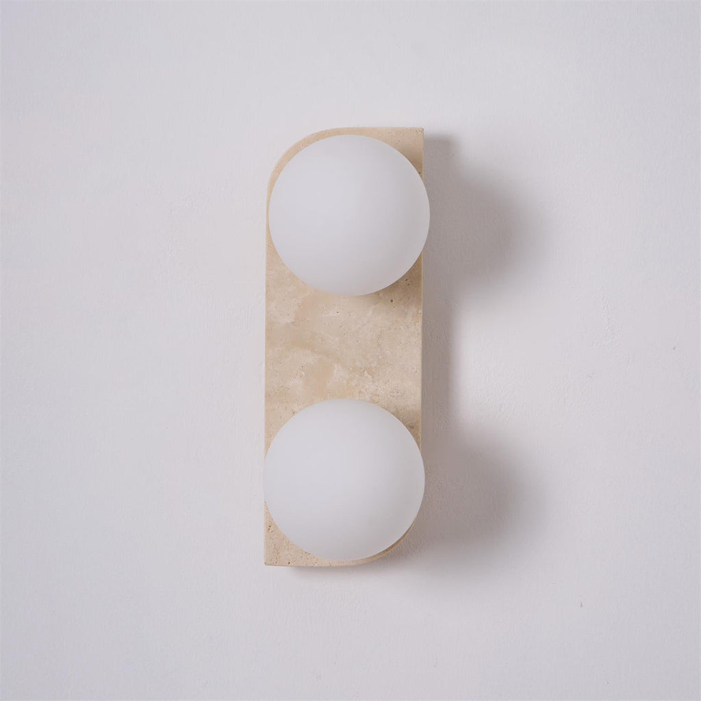Alsilis Minimalist Travertine Wall Light