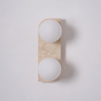 Alsilis Wall Light Minimalist in Travertine - Kingsley Beaumont