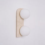 Alsilis Wall Light Minimalist in Travertine - Kingsley Beaumont