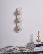 Alsilis Wall Light Minimalist in Travertine - Kingsley Beaumont